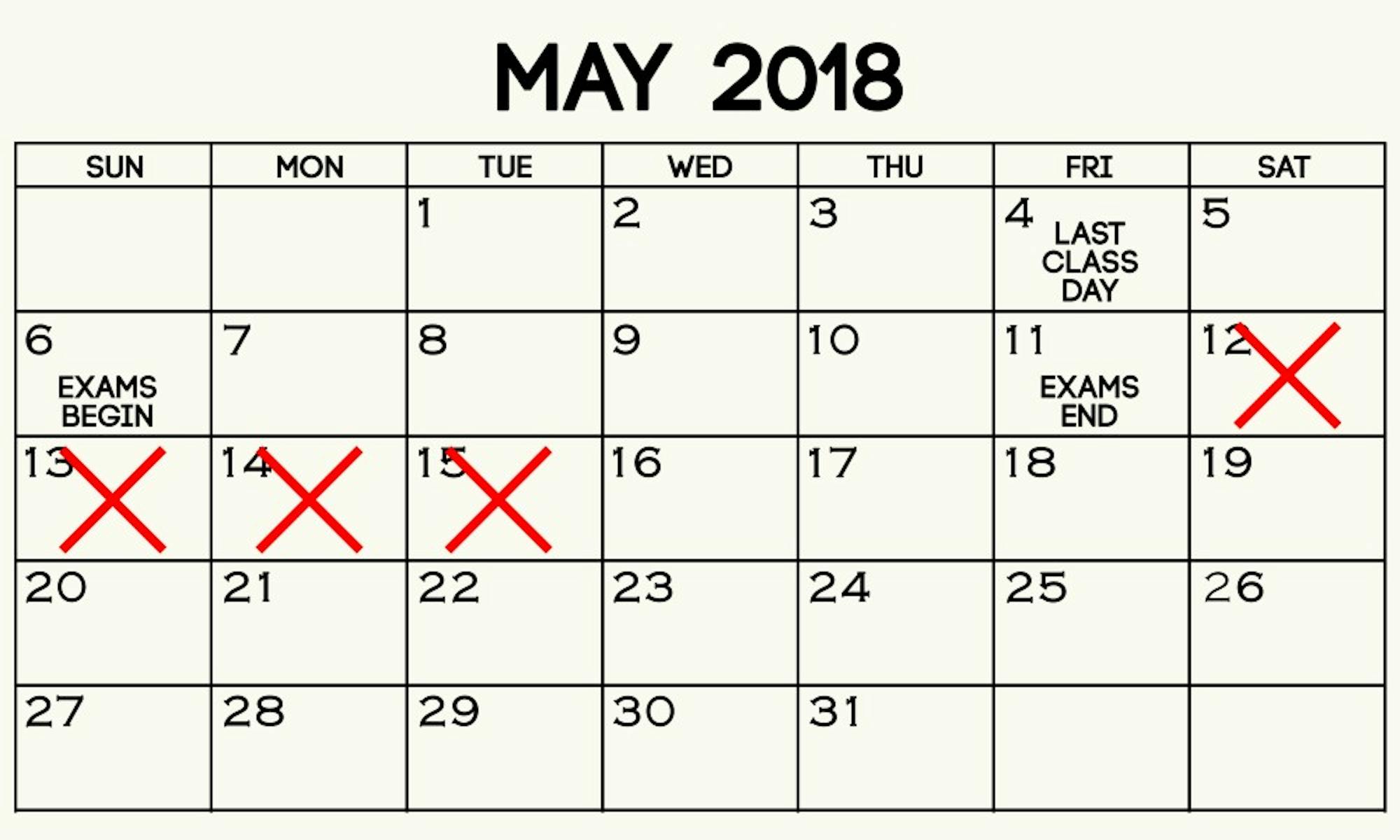 Professors weigh in on academic calendar changes including fewer days of instruction