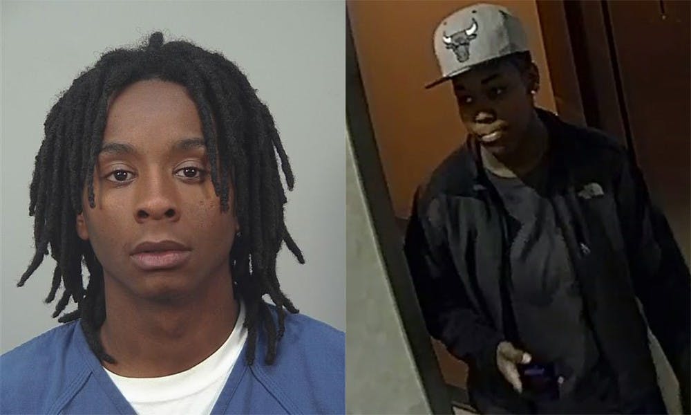 Malcolm C. Owens (left)&nbsp;and another unidentified suspect are being investigated by UW-Madison Police Department for a series of burglaries that have occurred in buildings throughout campus.