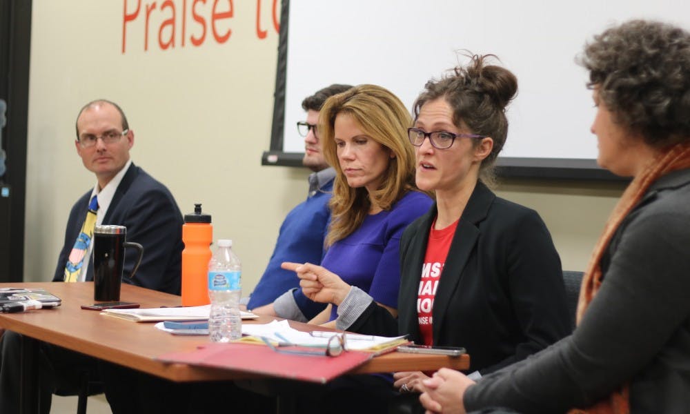 State Reps. Chris Taylor, D-Madison, and Jesse Kremer, R-Kewaskum, squared off Monday at Union South to debate potential campus carry effects.