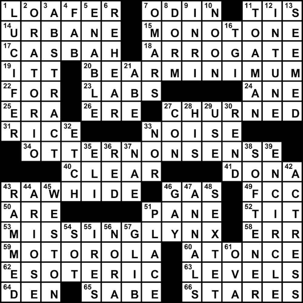 09/08/2010 - Crossword Solution