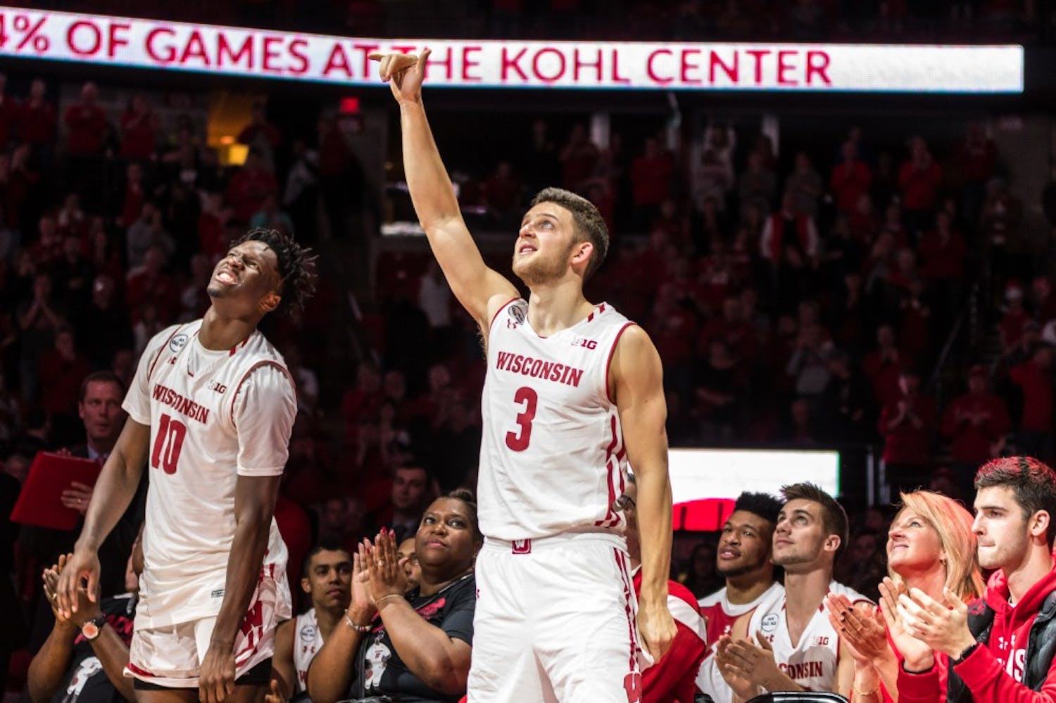 Gallery: Seniors lead Badgers to key victory in last appearance on Kohl Center floor