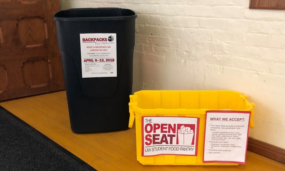 The Student Occupational Therapy Association has set up bag-collection bins in&nbsp;the Morgridge Center, Smith Hall, Union South, the Natatorium and the SHELL.