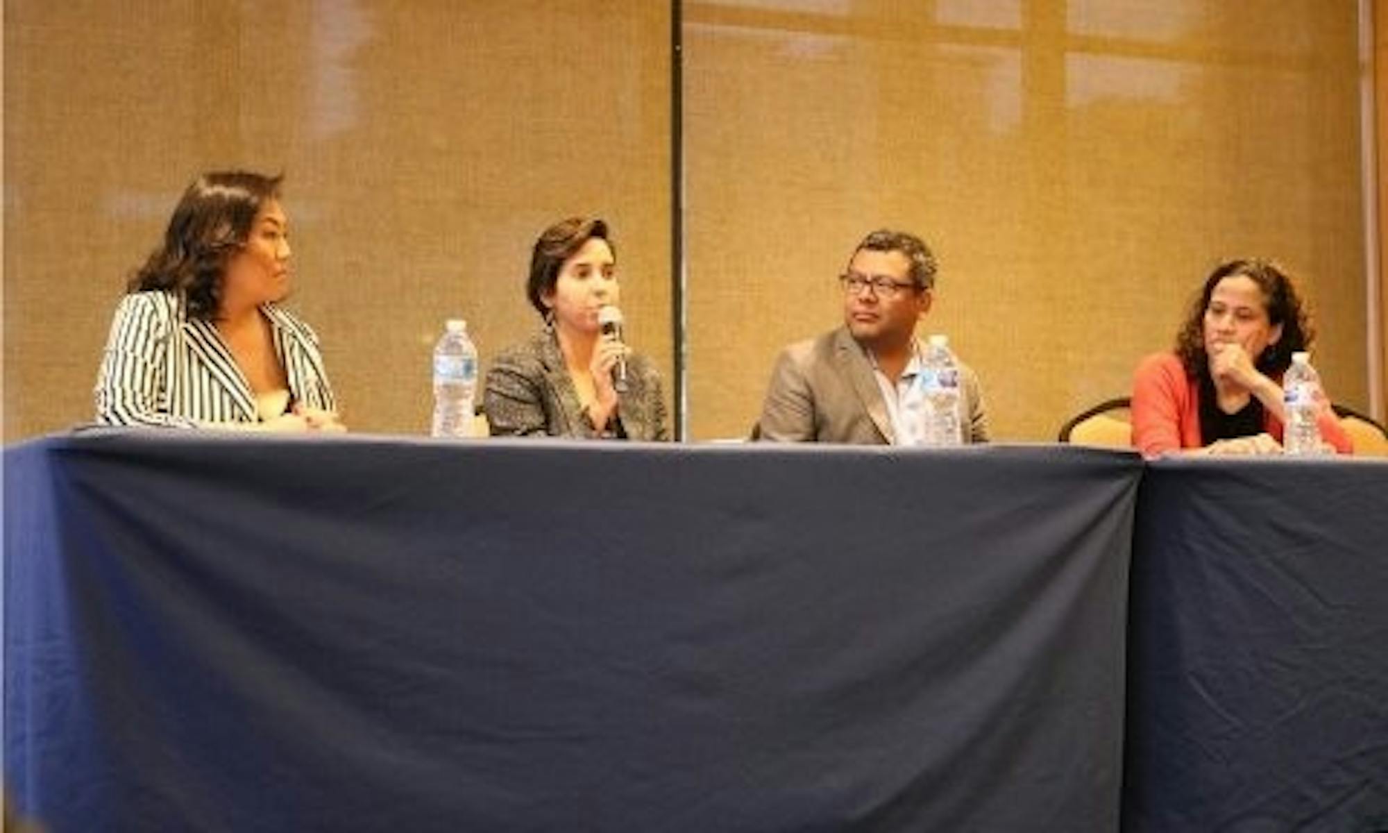 Four panelists discussed the work they do to alleviate burdens communities face in regards to the ICE arrests and raids.