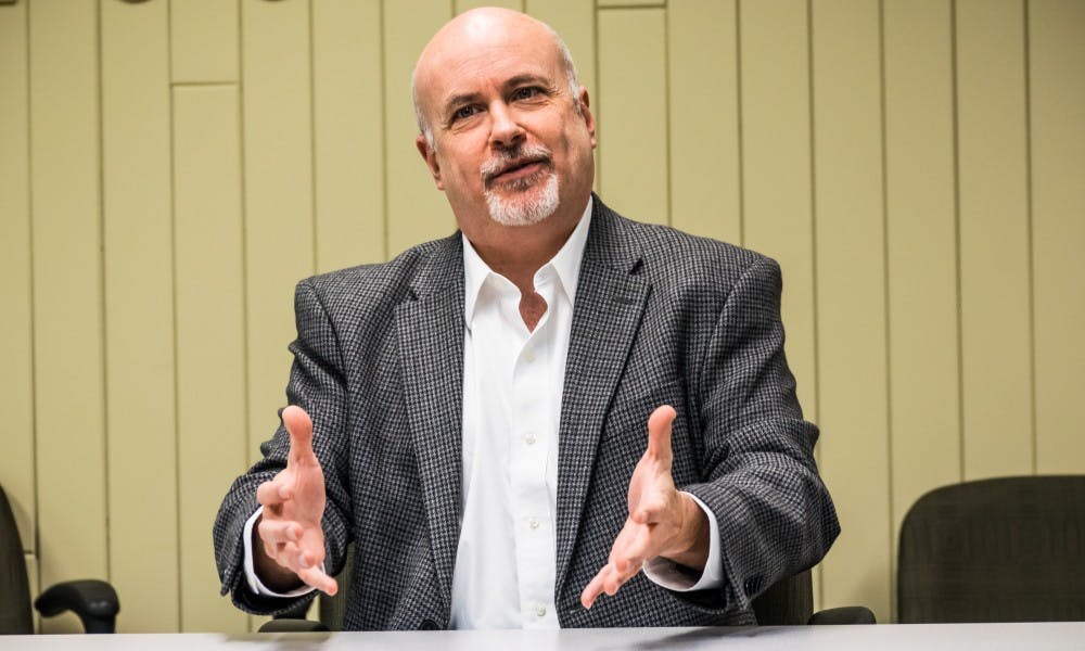 While home on congressional recess, U.S. Congressman Mark Pocan stopped by Vilas Hall for an interview with The Daily Cardinal to discuss national and state politics before his town hall later that day.