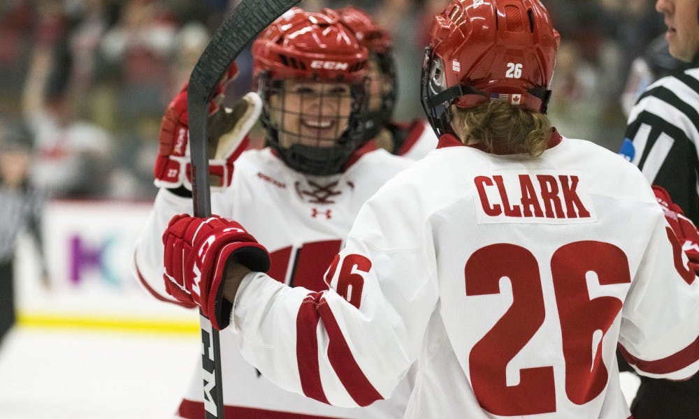 Senior forward Emily Clark broke her scoreless streak with a hat trick against Syracuse, and she'll be looking to continue that scoring form against the Huskies.