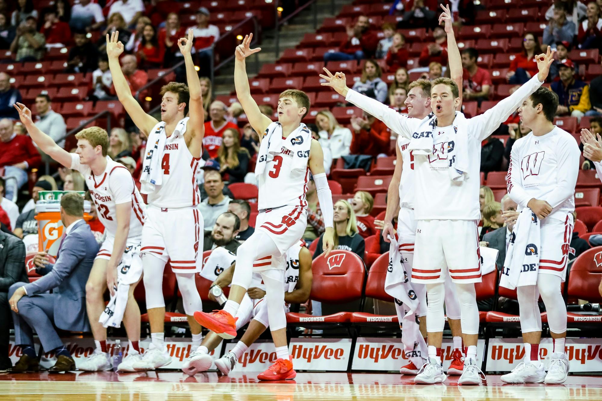 PHOTOS: Wisconsin Basketball plays UW- Eau Claire in Exhibition Game