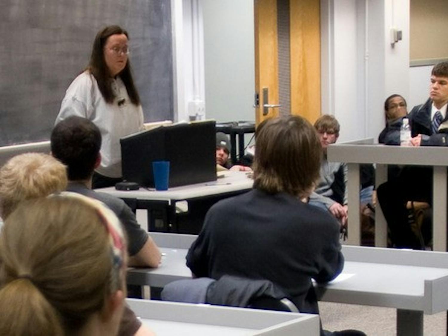 Speaker debates morality of U.S. voting