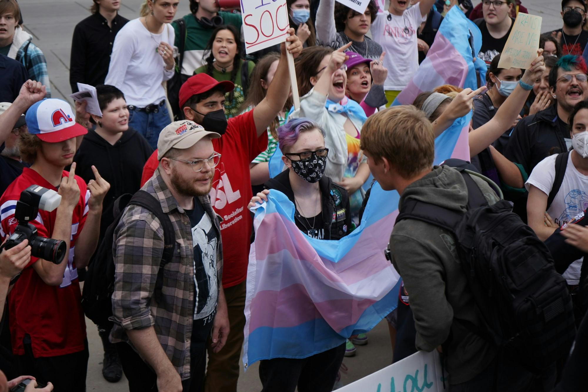 Julia Wiessing Protest Matt Walsh Trans Rights YAF1521.JPG