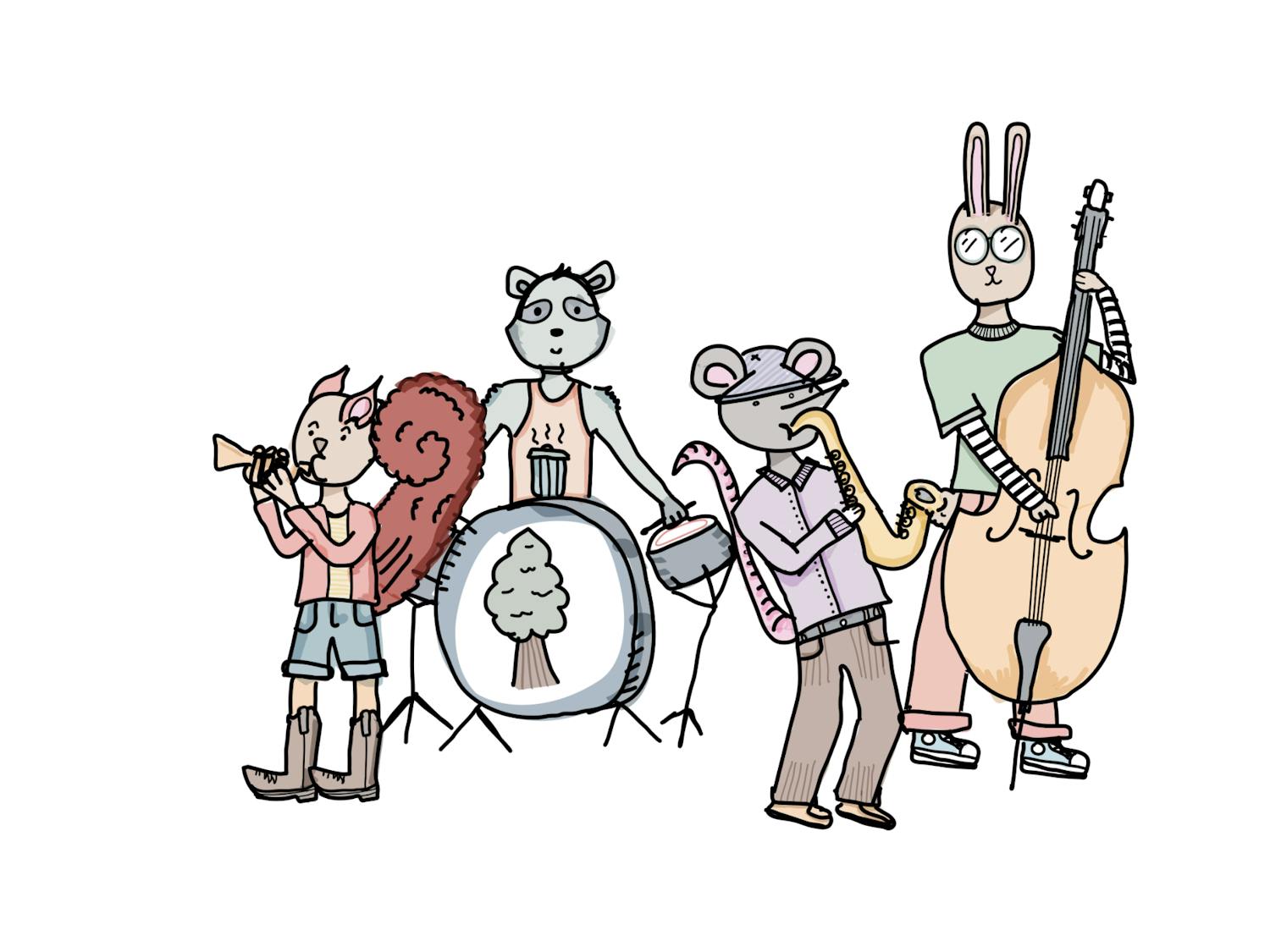 Woodland Critter Jazz Band