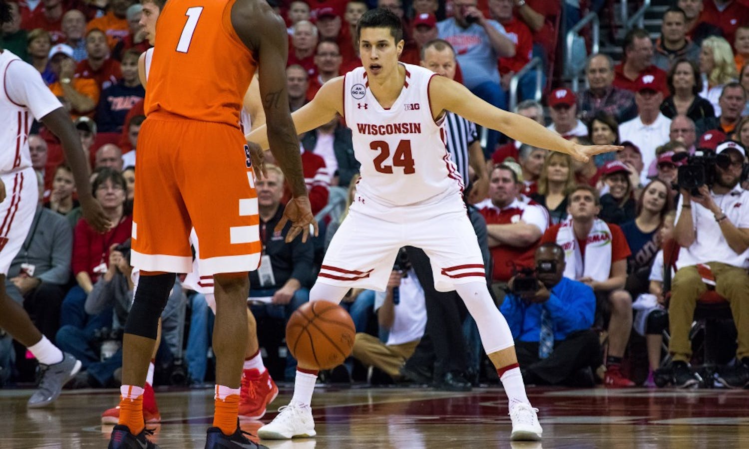 Koenig scored nine points in his return and keyed a Badger run in the second half.&nbsp;
