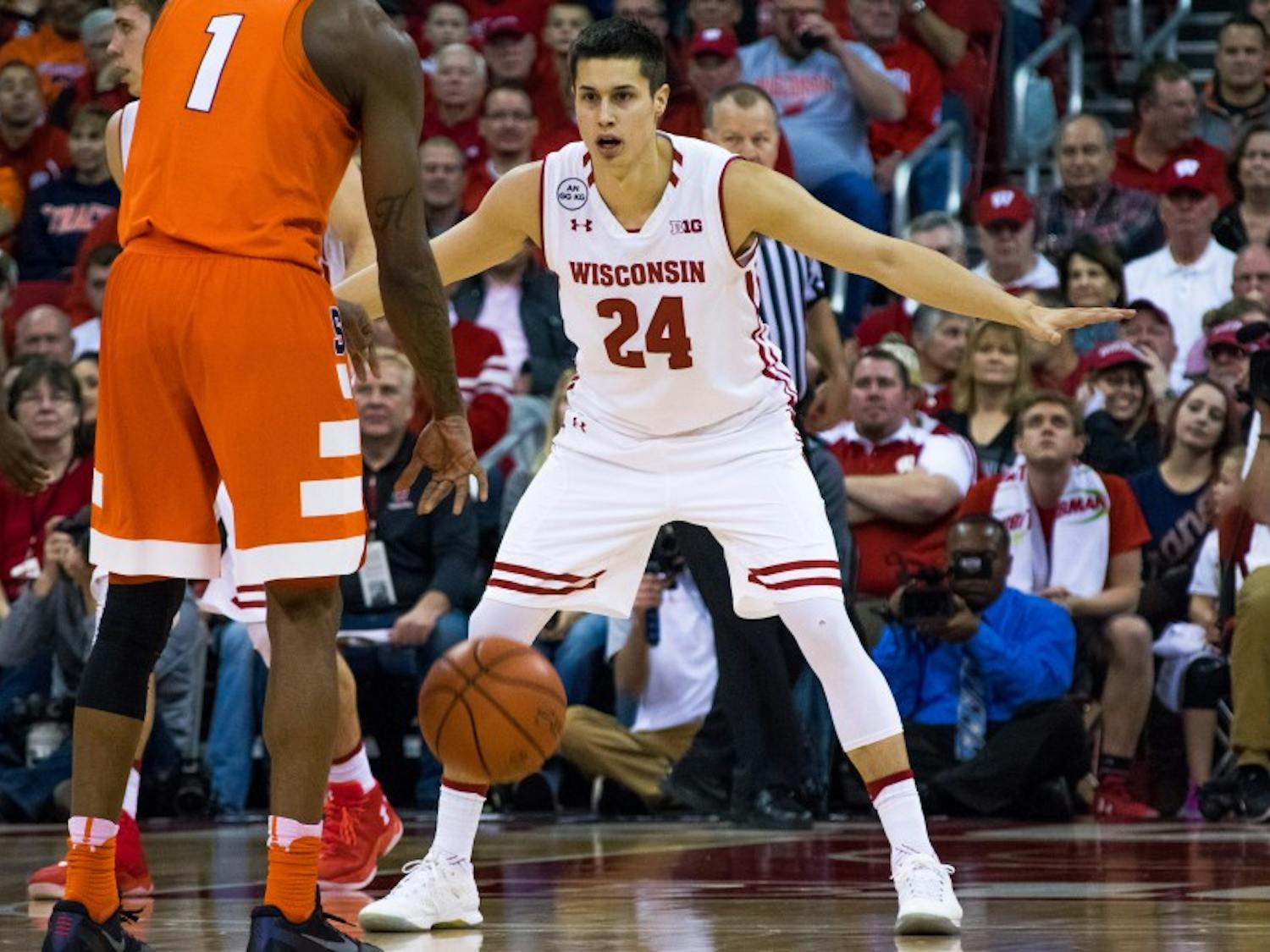 Koenig scored nine points in his return and keyed a Badger run in the second half. 
