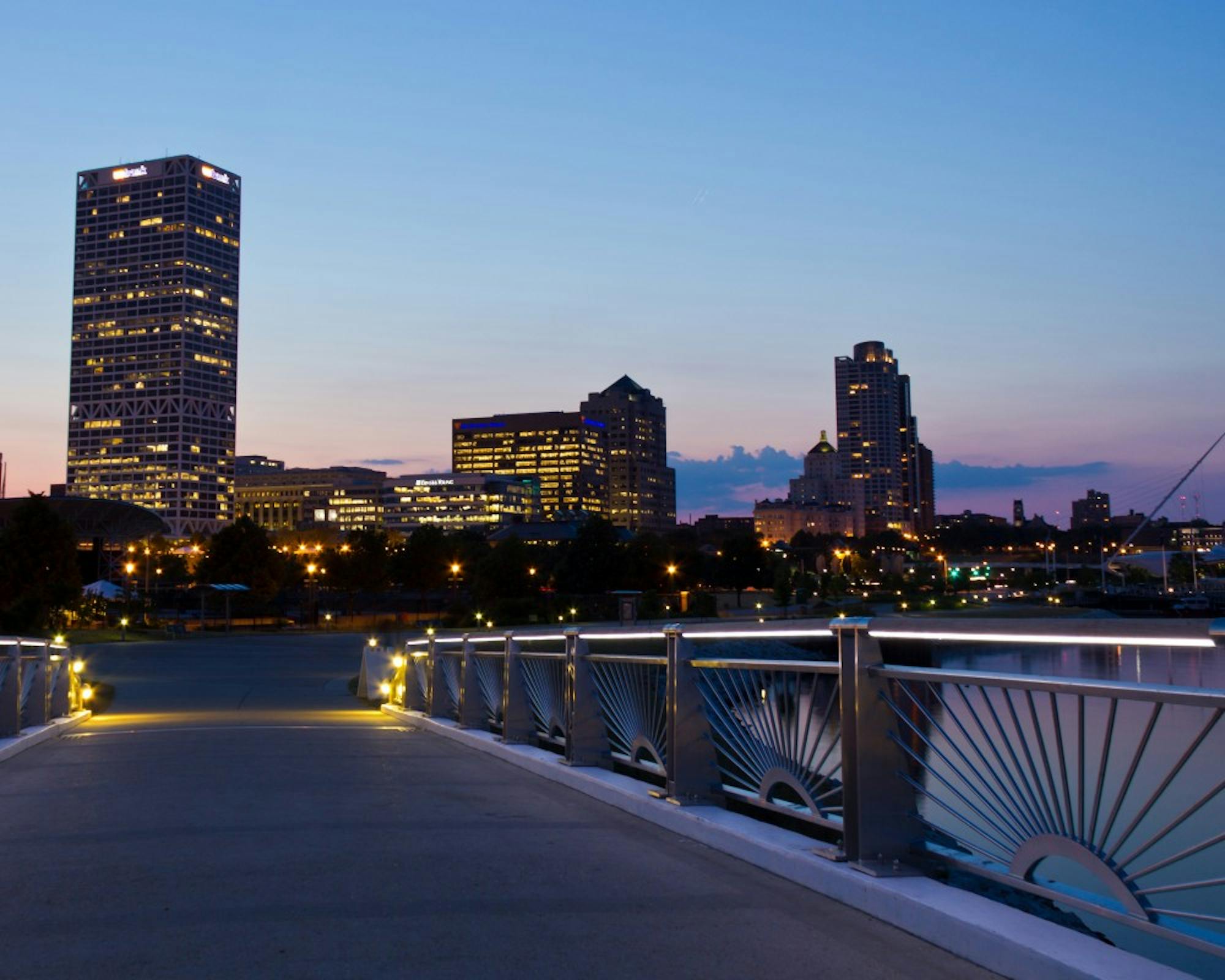 Milwaukee Skyline at Sunset