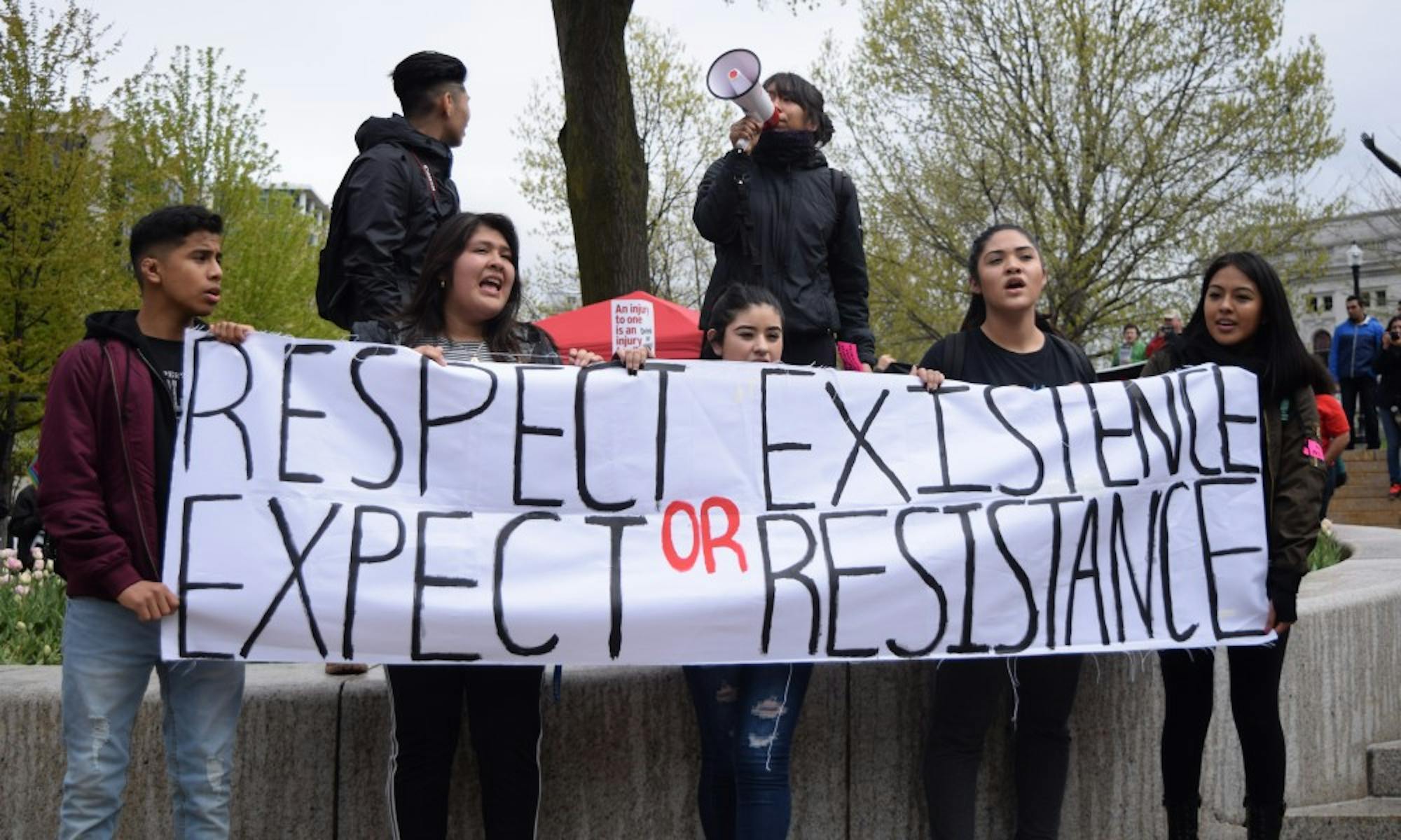 Activist groups demand Walker oppose anti-sanctuary city bill.