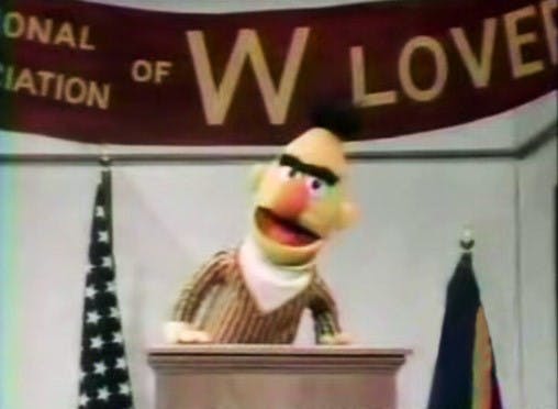 UW sues Sesame Street for using the letter 'W'