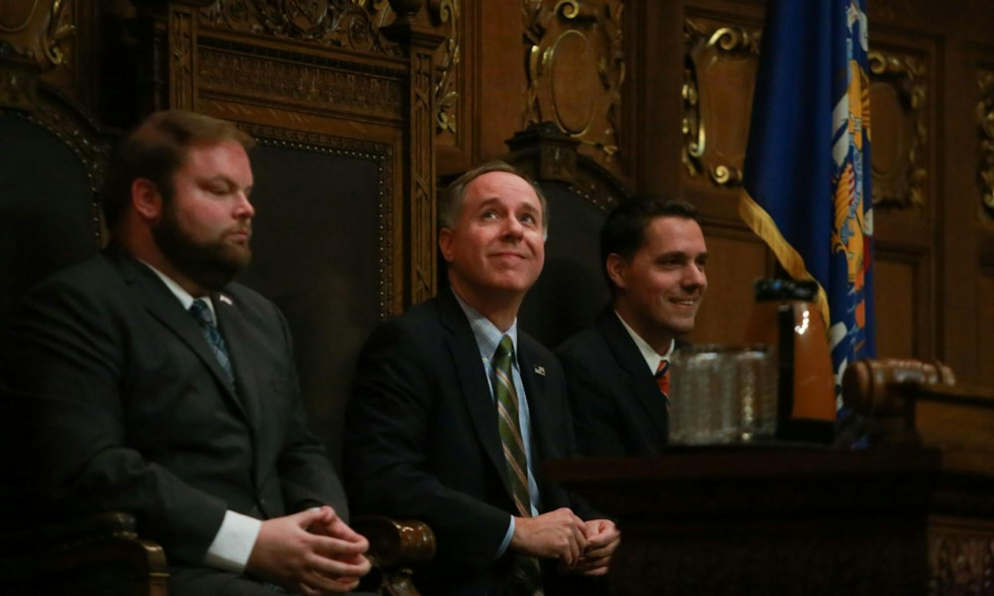 Assembly Speaker Robin Vos, R-Burlington, came under fire for calling Republican state Senators who made a “backroom deal” with Gov. Scott Walker “terrorists.”