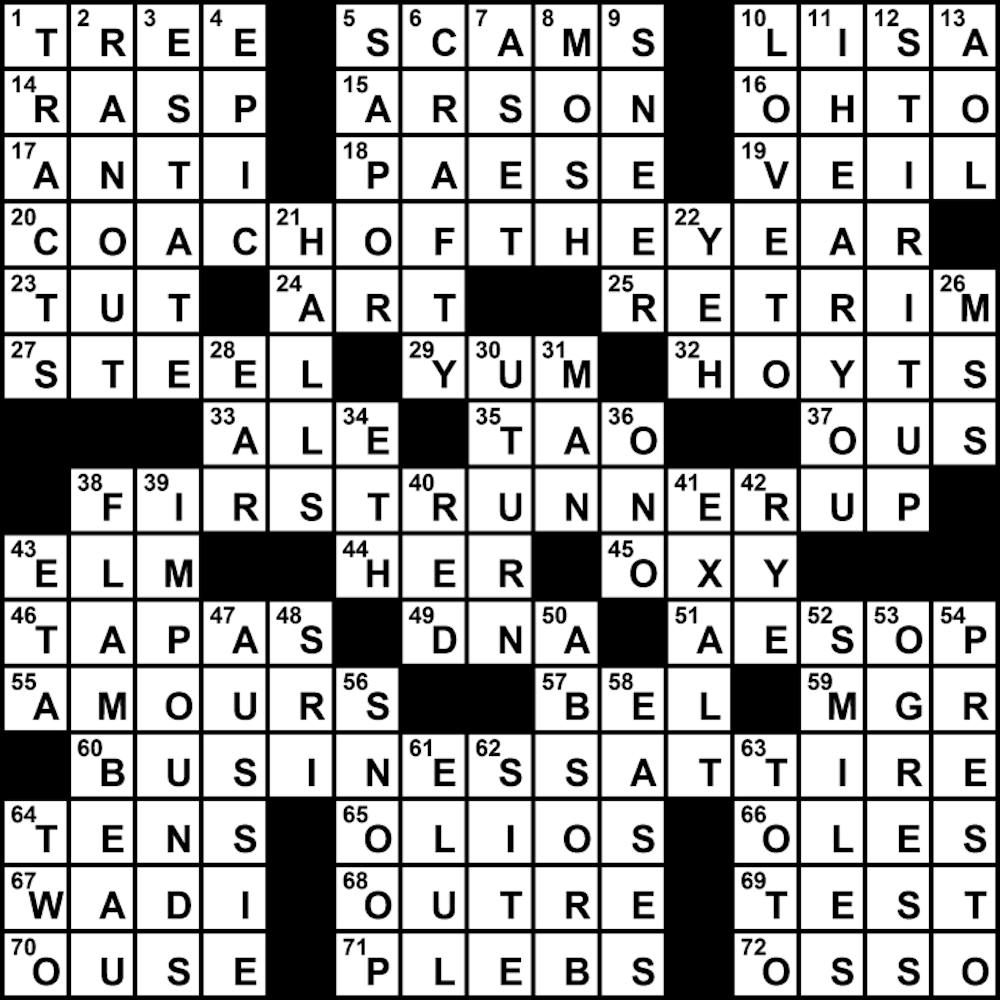10/14/2010 - Crossword Solution