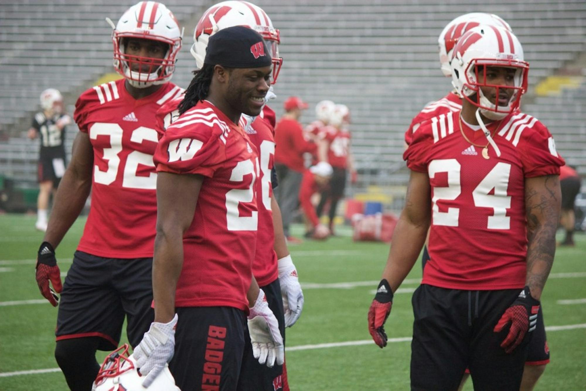 Corey Clement (24) hopes to put a disastrous 2015 season behind him.&nbsp;