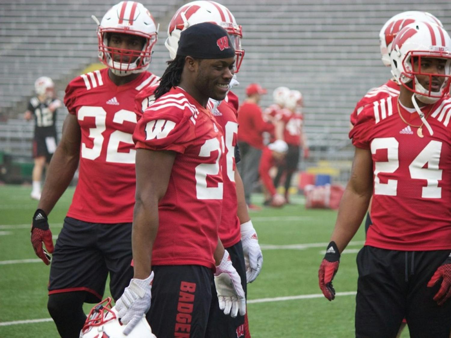 Corey Clement (24) hopes to put a disastrous 2015 season behind him. 