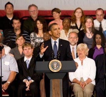 President Obama visits Wisconsin, talks economy