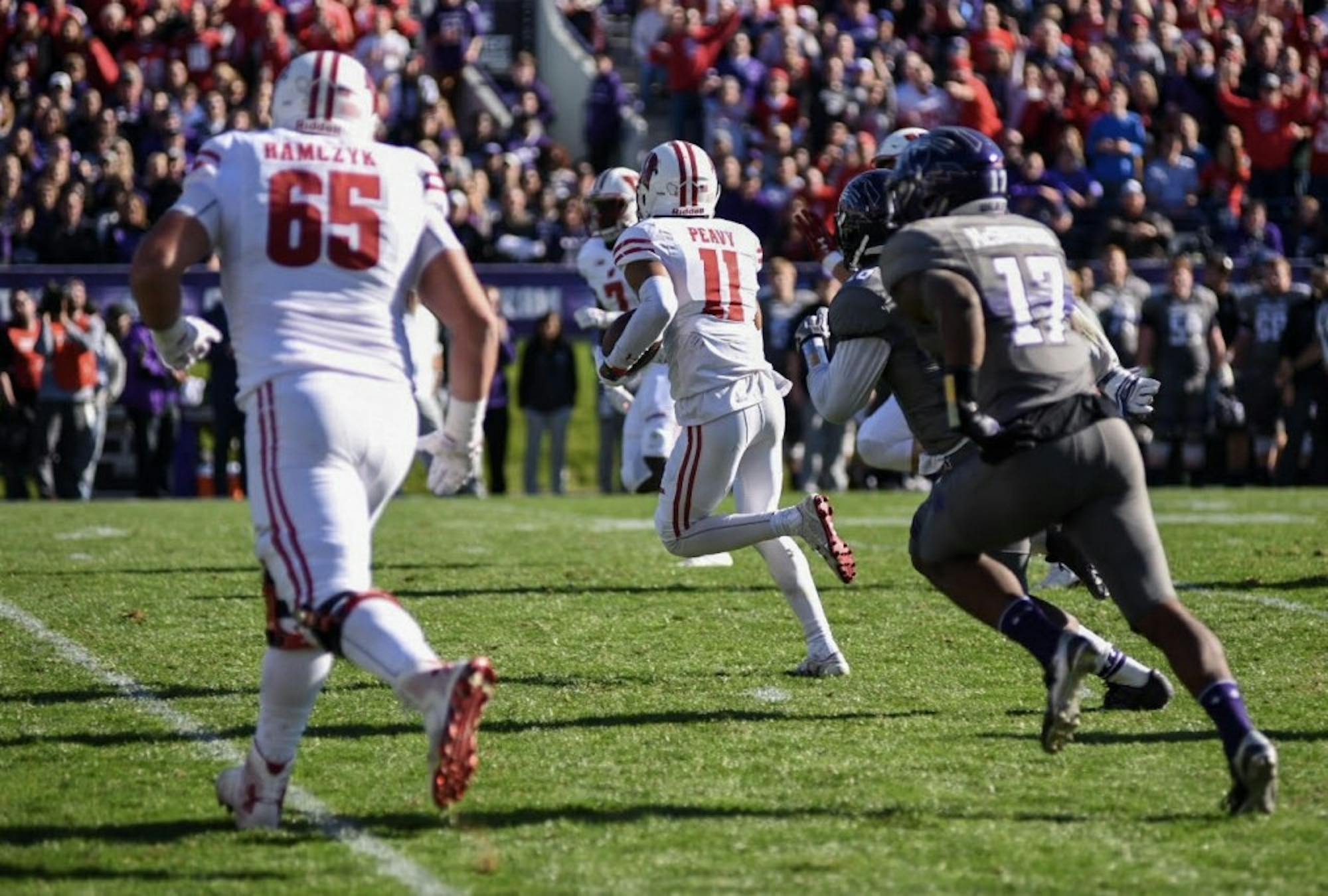 Jazz Peavy has gotten off to a slow start for the Badgers this season.&nbsp;