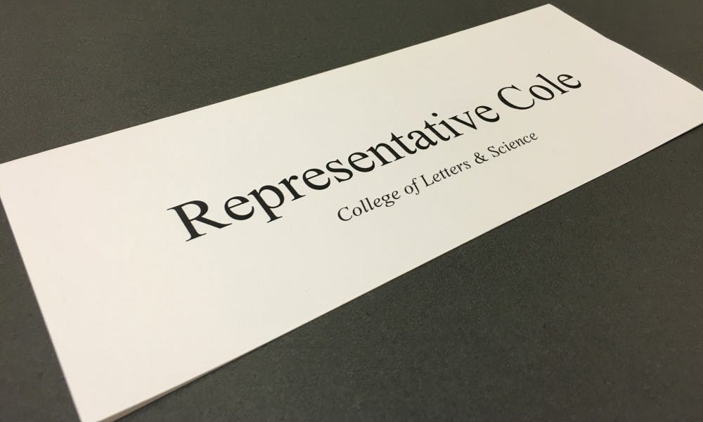 Associated Students of Madison Representative Kenneth Cole sent a letter to the members of the Student Services Finance Committee Thursday, announcing his resignation from the group and ASM as a whole.