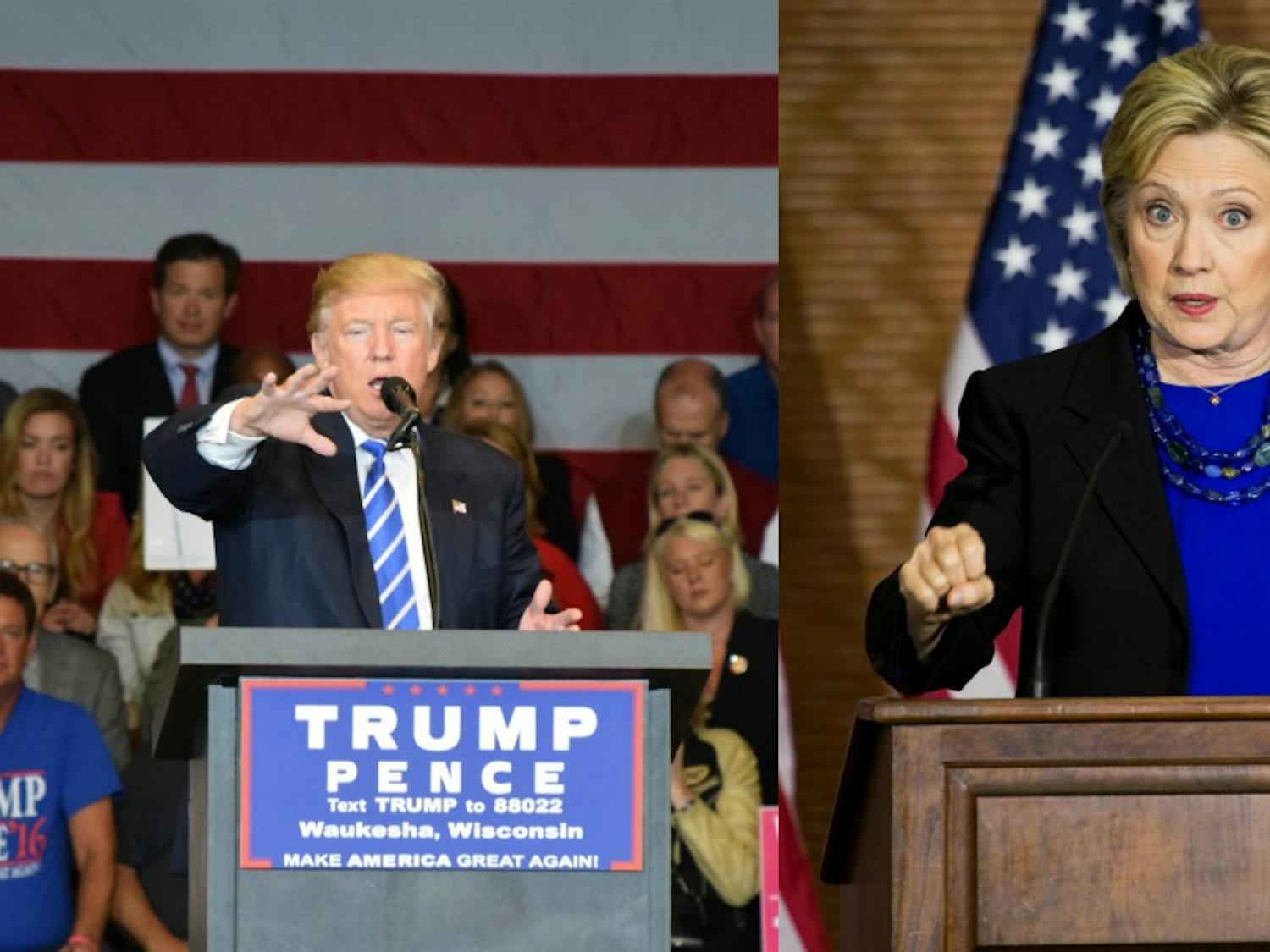 The poll was taken prior to the release of Trump’s crude remarks regarding women.