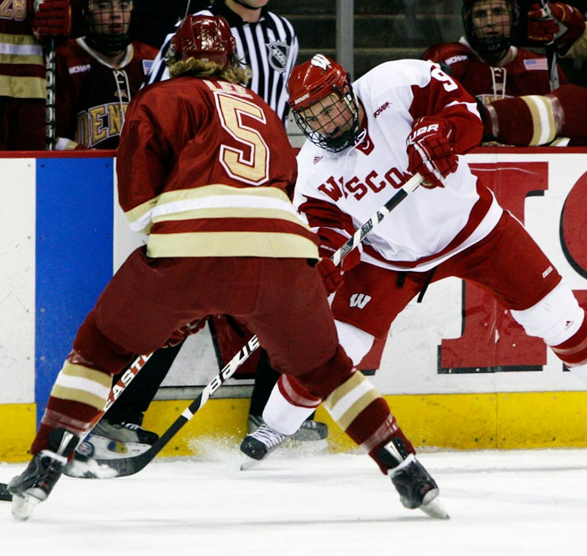 Wisconsin takes series against No. 1 Denver