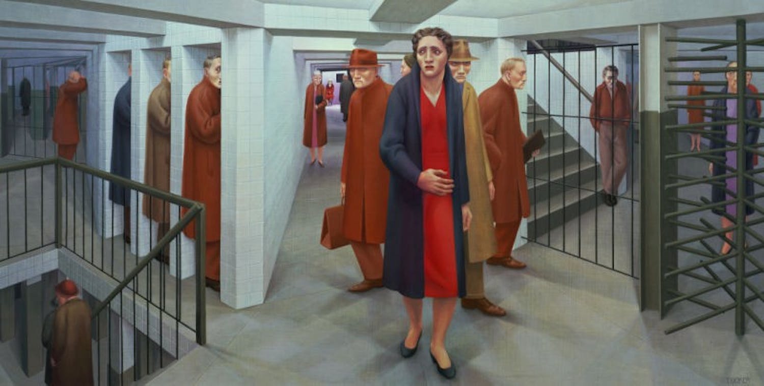 George Tooker—"The Subway" (1950)