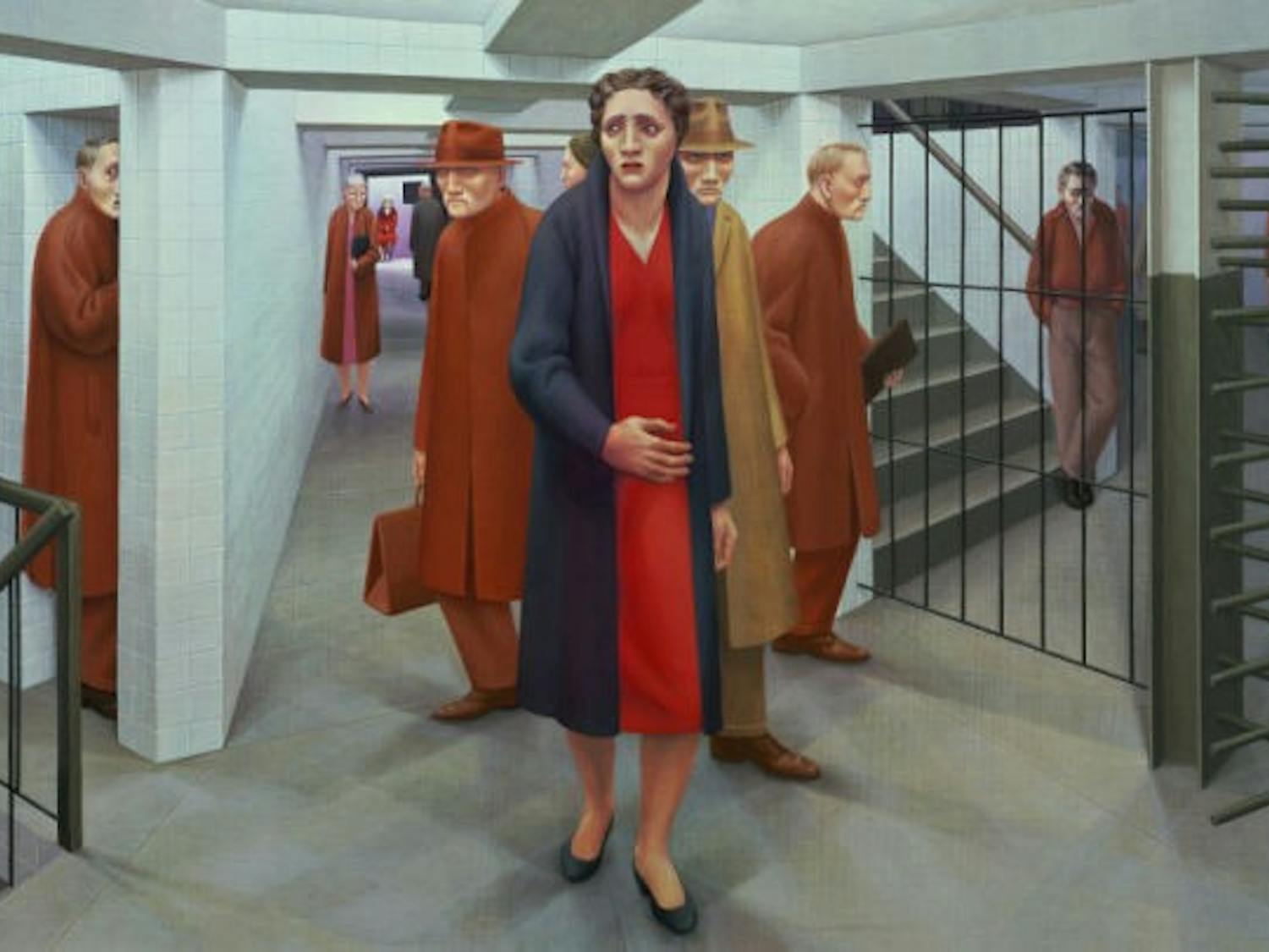 George Tooker—"The Subway" (1950)
