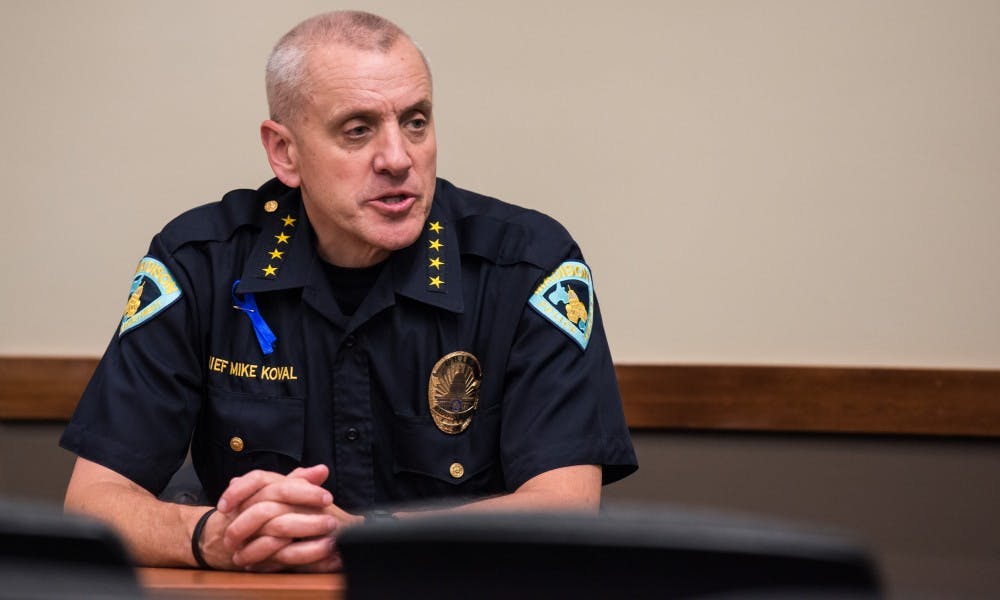 In 2015, Madison Police Department Chief Mike Koval called&nbsp;for more sworn officers to account for a population increase.&nbsp;