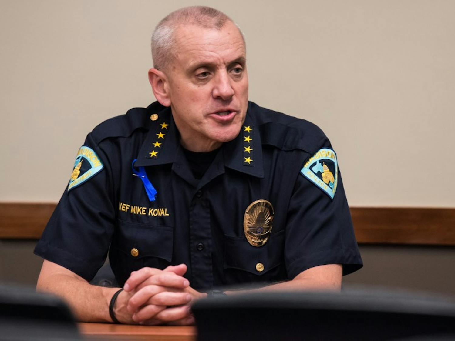 In 2015, Madison Police Department Chief Mike Koval called for more sworn officers to account for a population increase. 