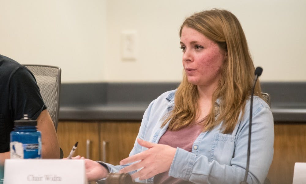 Rachel Widra, chair of ASM’s Grant Allocation Committee, has worked to increase transparency after several groups filed Student Judiciary lawsuits against the committee.