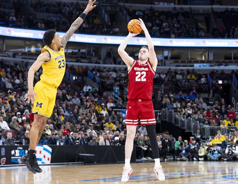 Wisconsin falls just short in 68-65 Big Ten Tournament semifinal loss to No. 3 Michigan
