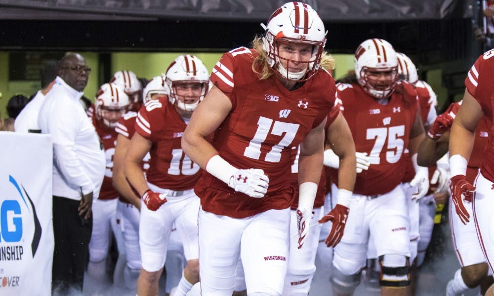 Senior outside linebacker Andrew Van Ginkel made eight tackles, forced a fumble and recorded a sack as part of a throwback performance from Wisconsin's defensive front.
