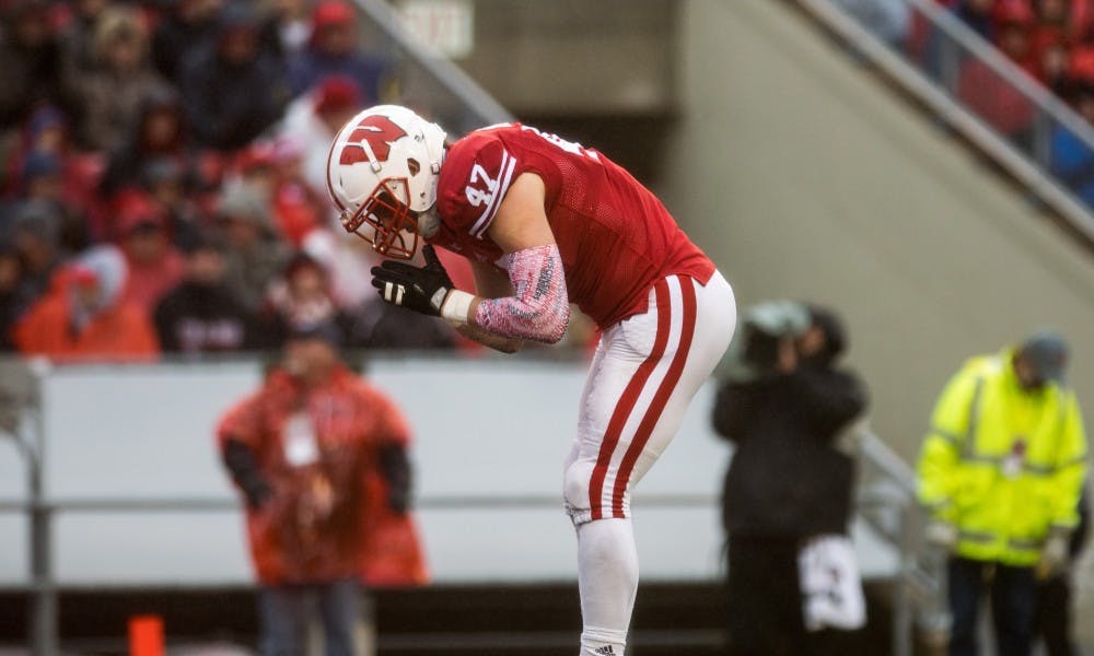 Linebacker Vince Biegel has recently begun treatment for Big Ten depression as the senior linebacker has frequently been since sulking after Wisconsin decided to play Madison West this weekend instead of Purdue.