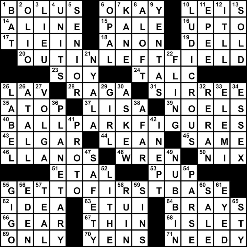 04/14/2010 - Crossword Solution
