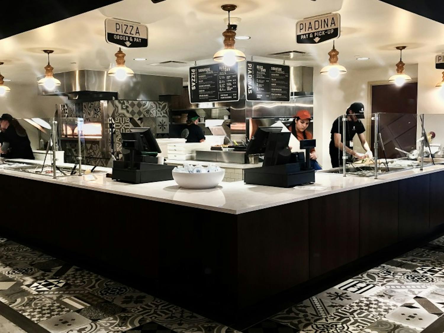 Two new restaurants—Italian dining joint, Strada (pictured above), and salad place, Carte—and der Rathskeller began serving food Tuesday in Memorial Union.