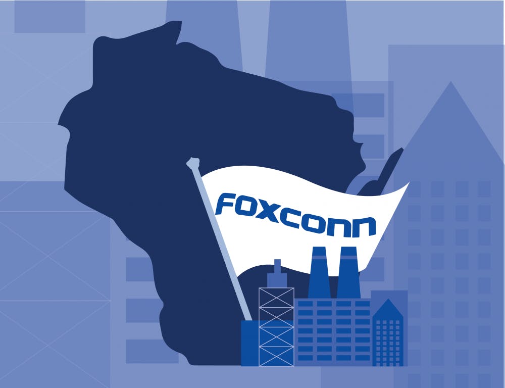 Foxconn technology company requested almost 7 million gallons of water per day from Lake Michigan.