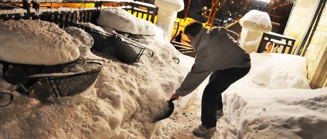 Storm expected to add up to nine inches of snow