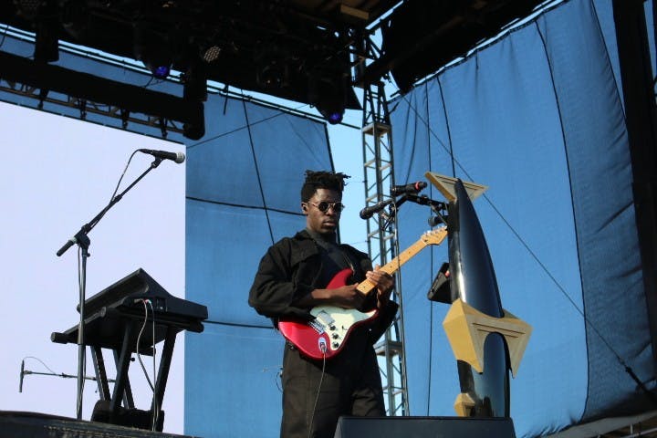 Moses Sumney, an Eaux Claires alumni, brought an amazing performance for day two of the festival.