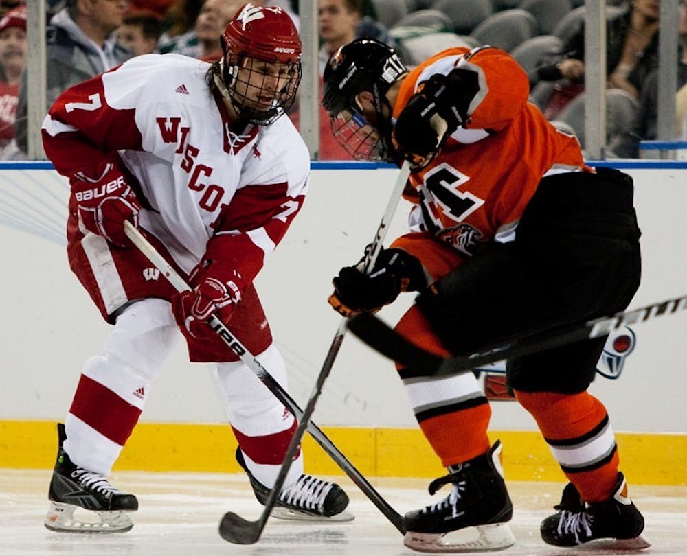 Badgers rout RIT, will face BC in title game