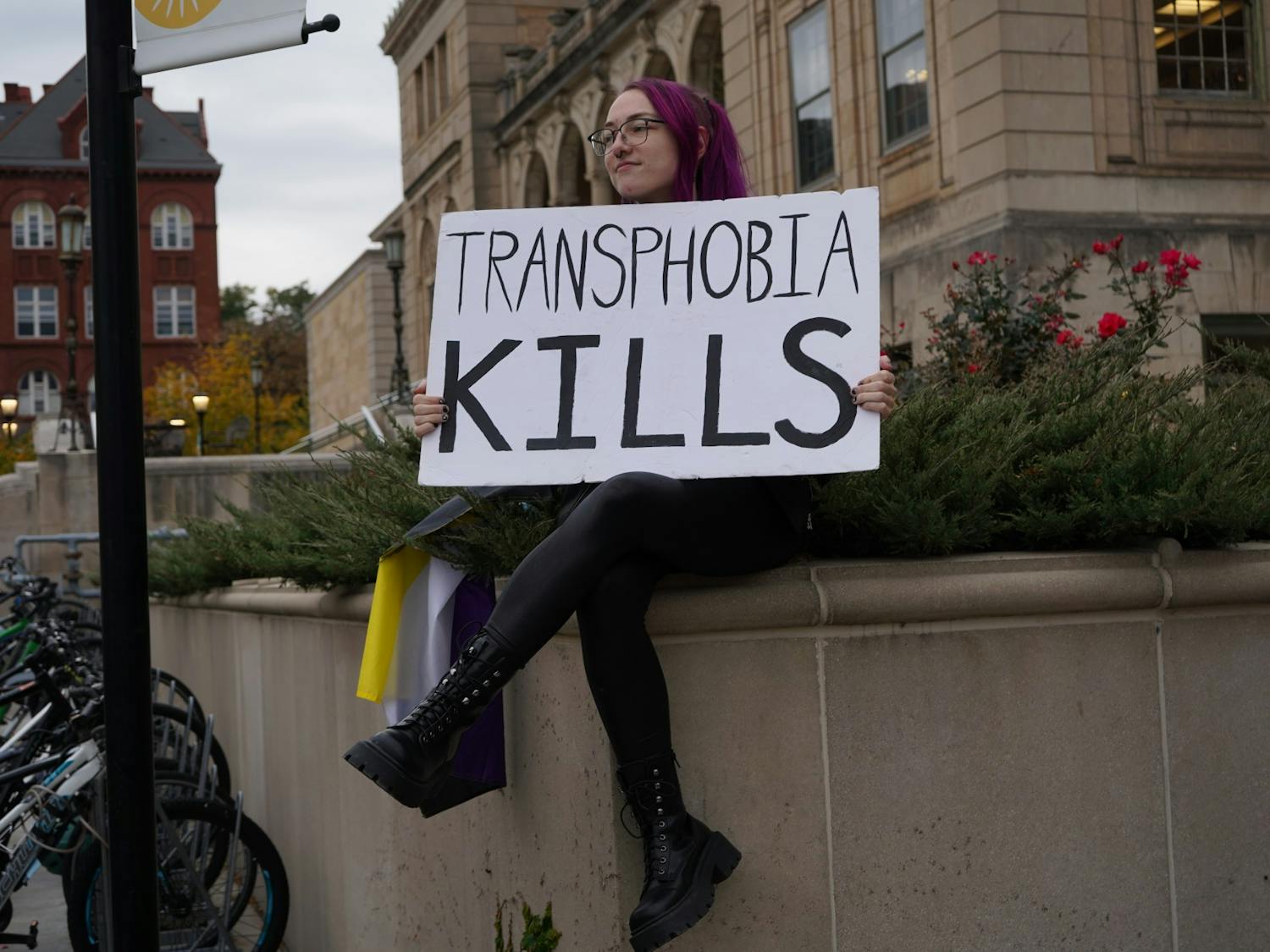 Julia Wiessing Protest Matt Walsh Trans Rights YAF1524.JPG