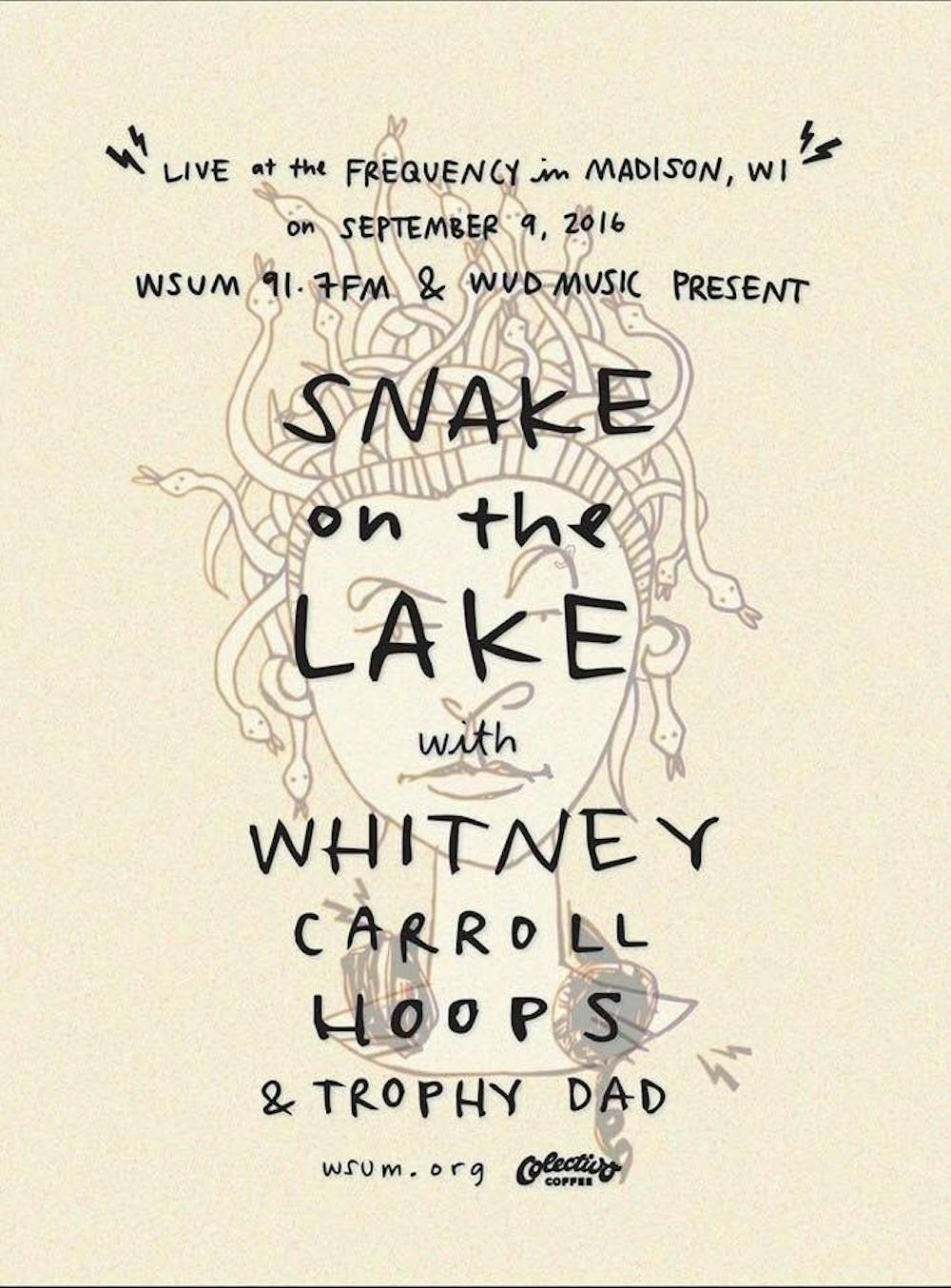 WSUM is readying to bring some exciting talent&nbsp;to&nbsp;Madison with&nbsp;Snake on the Lake.