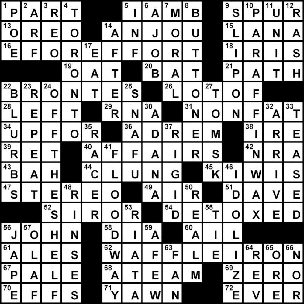 Crossword Solution - 12/13/2011