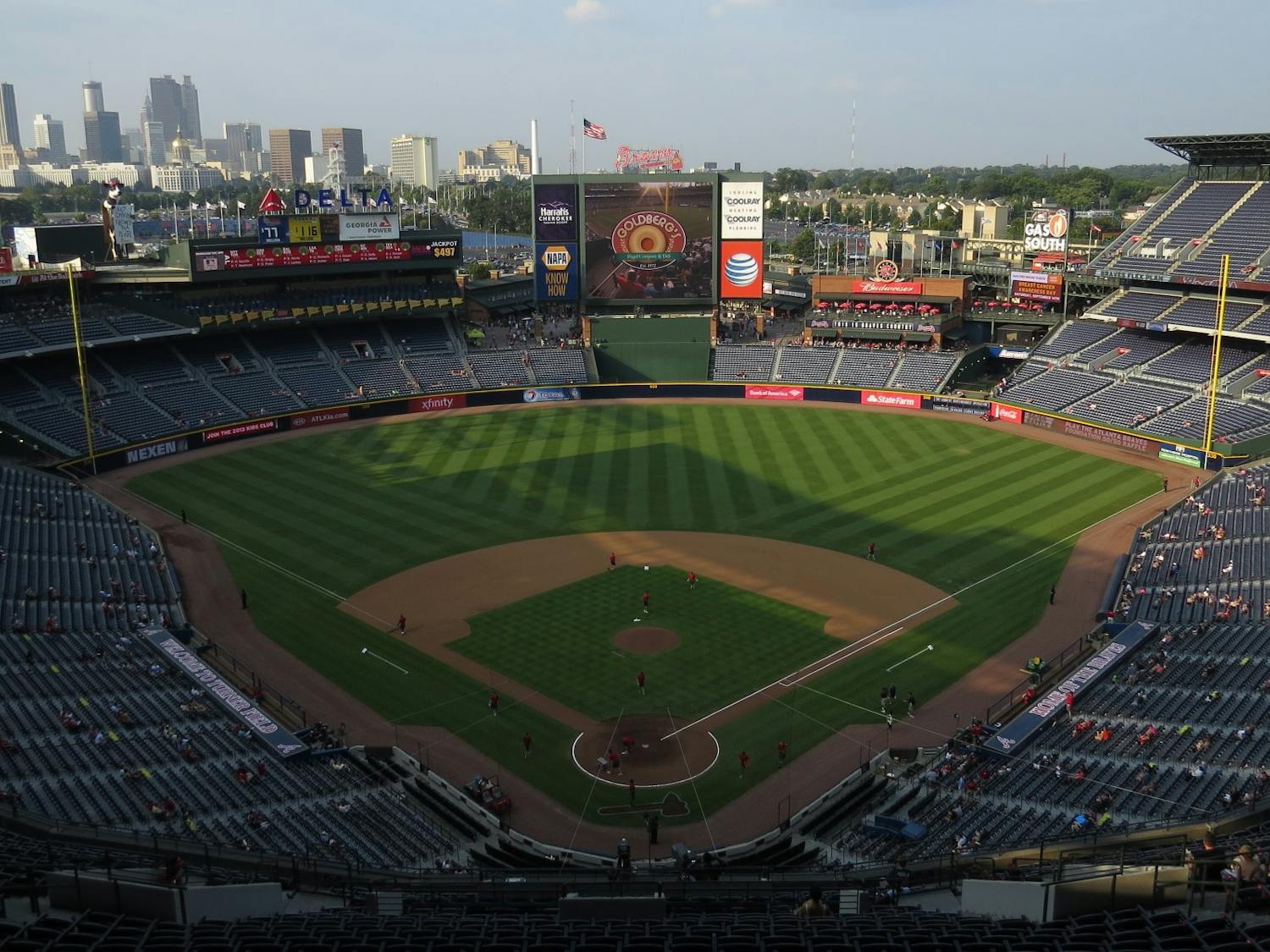 Photo of the Braves Stadium.