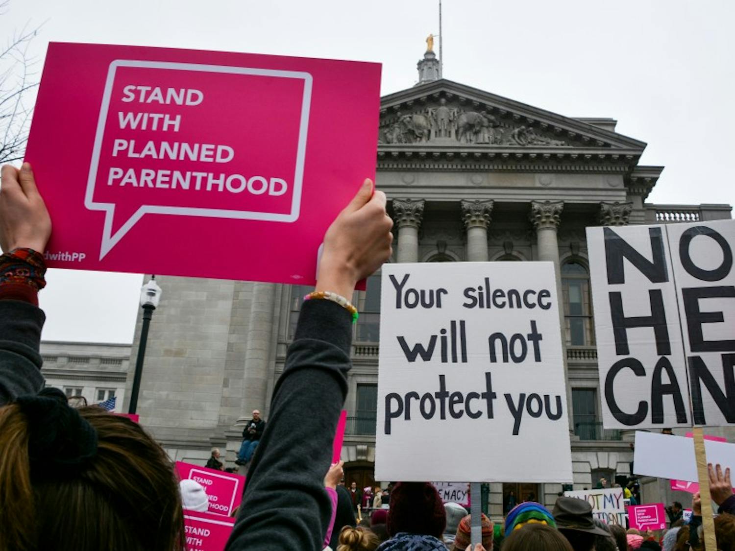 Thousands joined the Women’s March in Madison this Saturday where the protection of Planned Parenthood and women’s reproductive rights were a major theme.