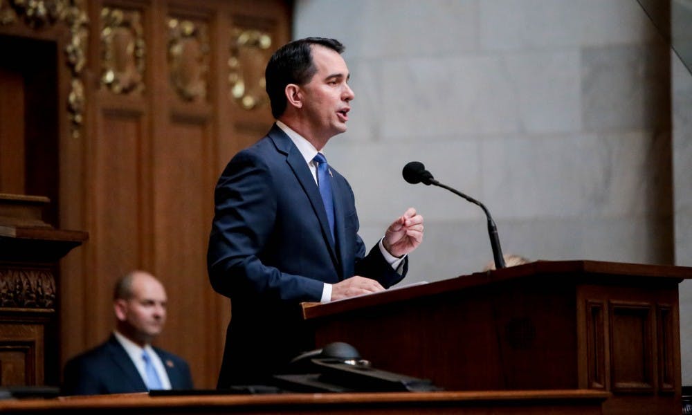 Gov. Scott Walker outlined his legislative accomplishments and unveiled a new and surprising agenda in his State of the State address Wednesday.