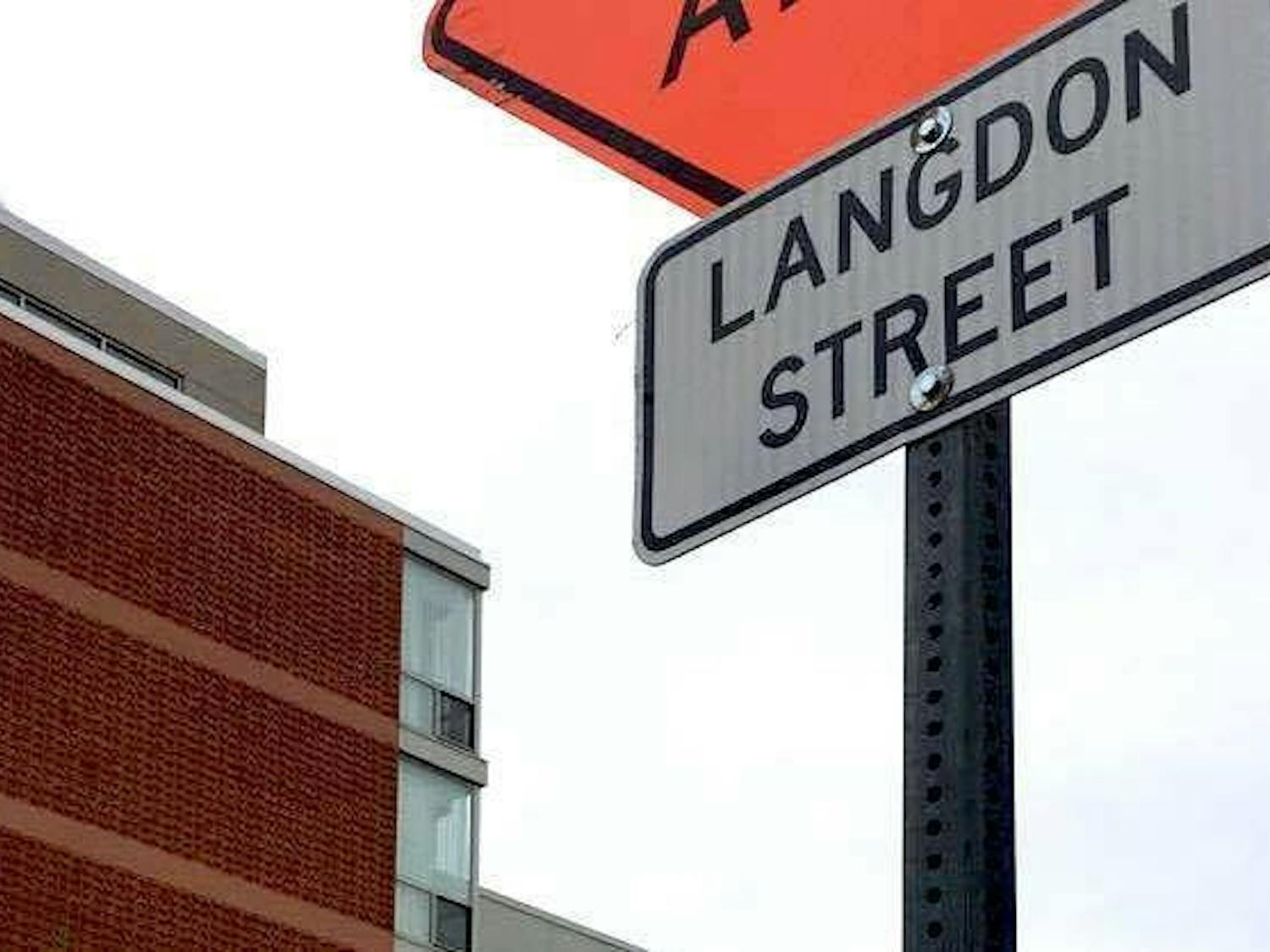 Anti-Semitic graffiti was found on parking signs at a house on Langdon Street late Monday night.&nbsp;