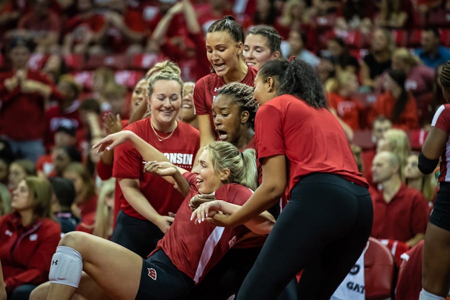 PHOTOS Wisconsin volleyball sets NCAA regular season attendance record
