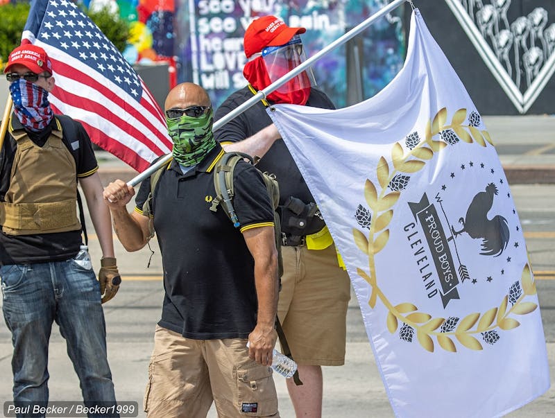 The looming threat of militias is all the more chilling in light of the President’s recent call to the Proud Boys — a national rightwing organization known for violent clashes at protests — to “stand by.”